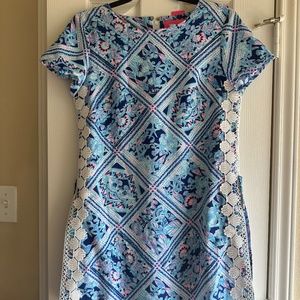 Lilly Pulitzer Blanca Stretch Romper Meet Me on the Dock